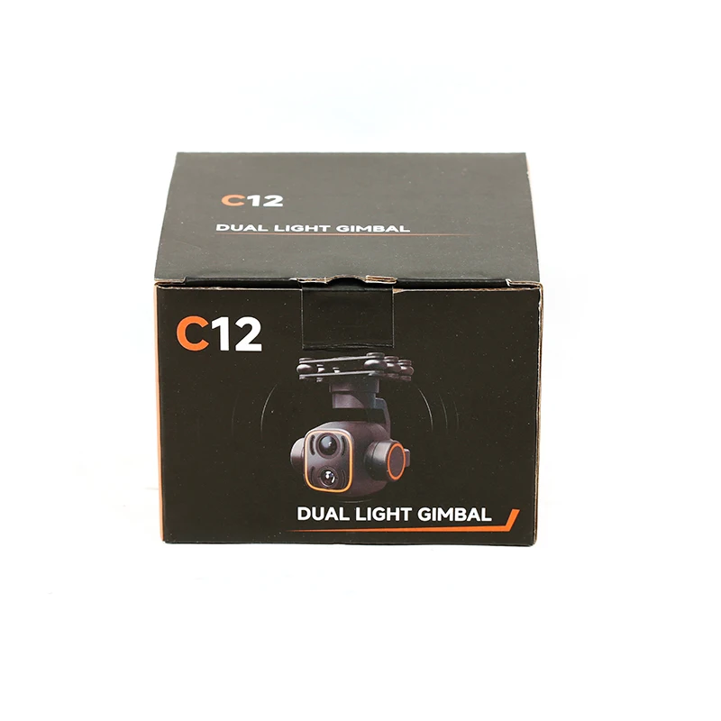 NYFor Skydroid C12 Camera 2K High Definition Three-axis Stabilized Dual Light Gimbal Can Be Inverted