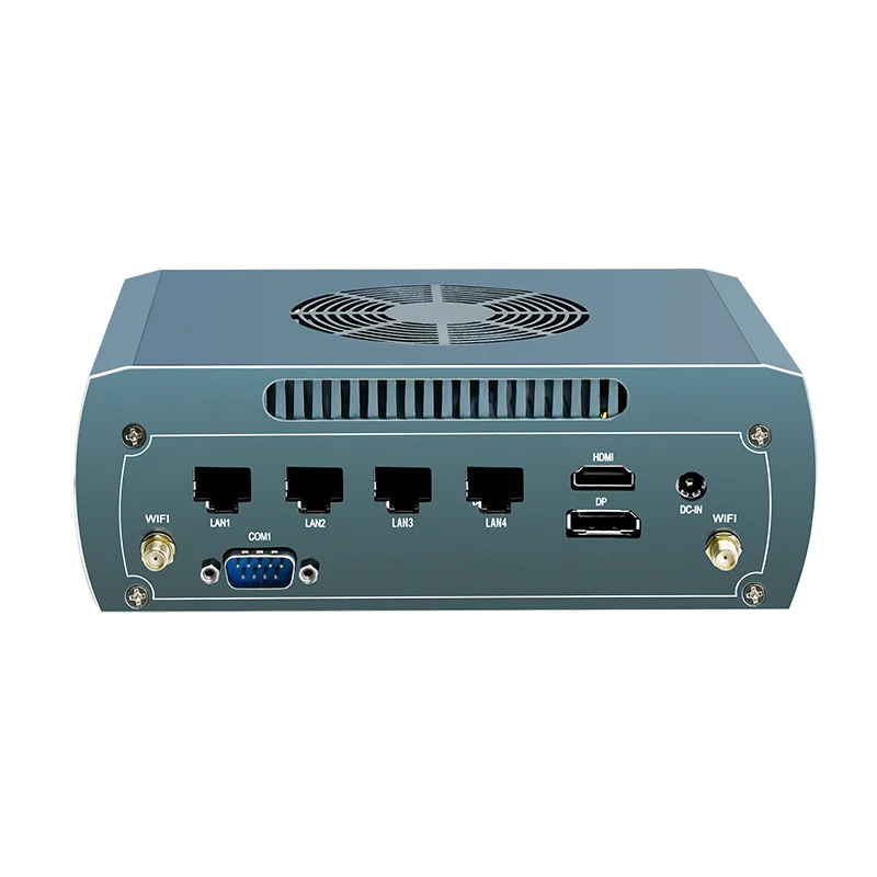 Topton Solid FU04 جدار الحماية كمبيوتر صغير AMD R5 8645HS 7535U 4*2.5G LAN 2 * DDR5 2 * NVMe ألعاب كمبيوتر صغير Proxmox رؤية الآلة