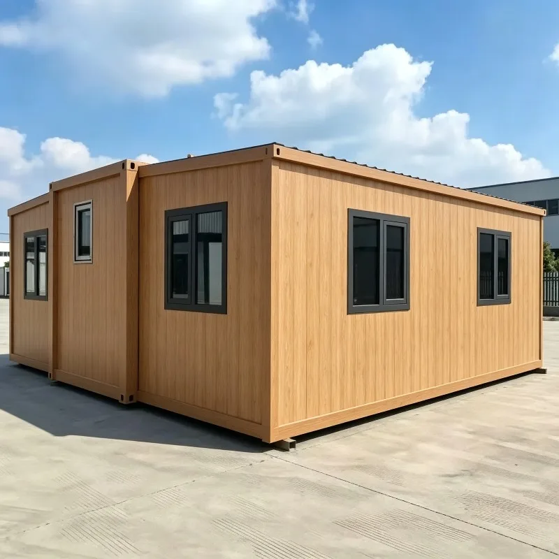 Luxury 40ft 20ft Prefabricated Expanding Container House Customized Direct Sale 1 2 3 4 Bedroom Villa Portable Tiny Home Mobile