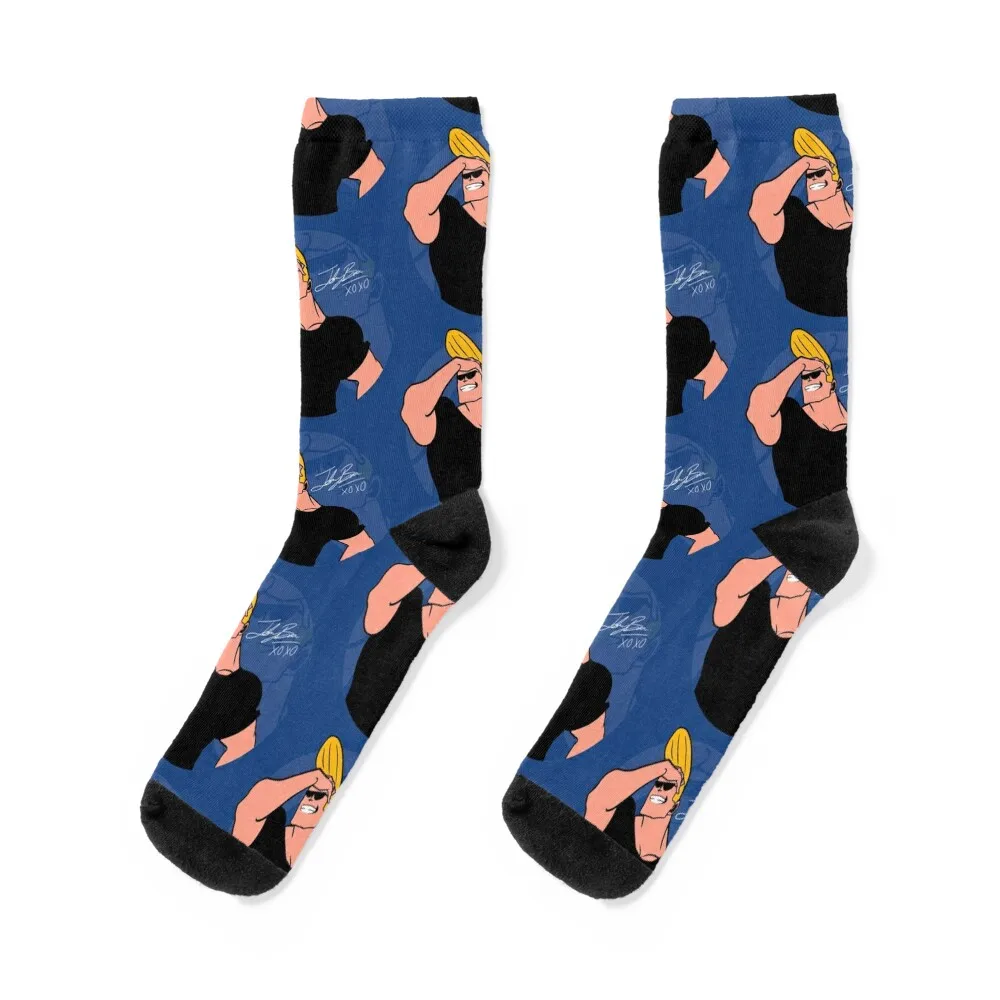 

Johnny Bravo XOXO Socks Run warm winter Women Socks Men's