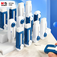 M&G 1pc Retractable Eraser Portable Push Lock Design for Drawing Painting Student Office & School Supply