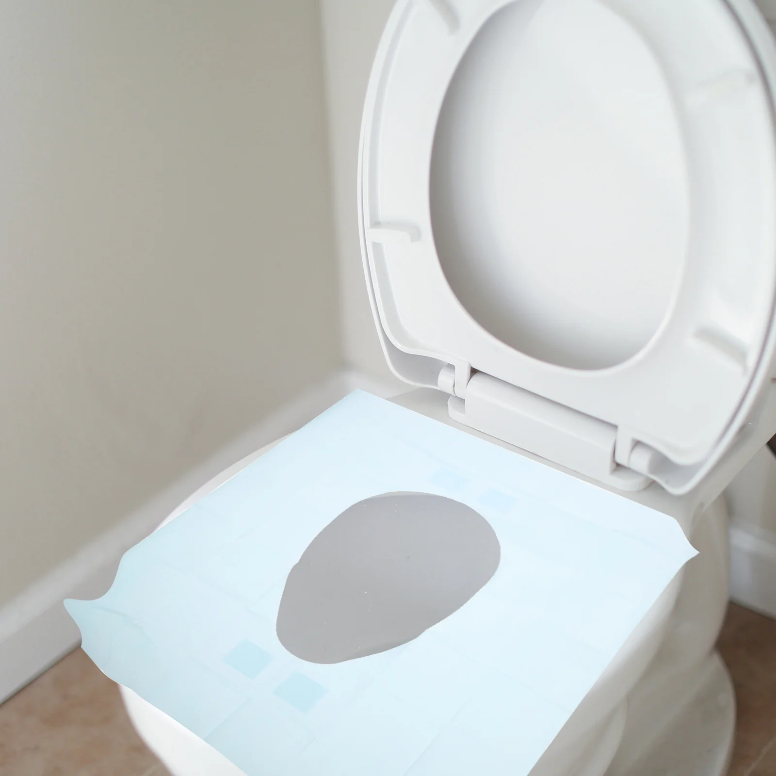 20 قطعة غطاء مقعد المرحاض الورقي المقاوم للماء وسادة المرحاض المحمولة القابل للتصرف السفر وسادة خارجية ملحقات النظافة #1