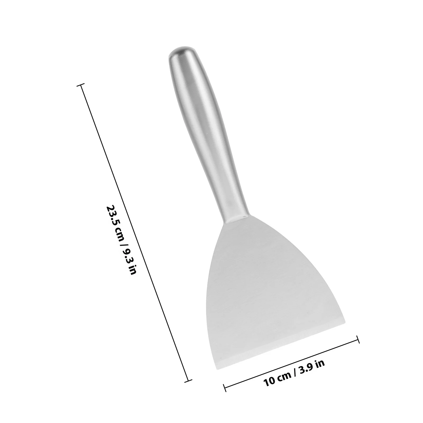 Плоский скребок из нержавеющей стали, кухонный инструмент для чистки, многофункциональный скребок для шпаклевки для удаления масляных пятен, клея, краски