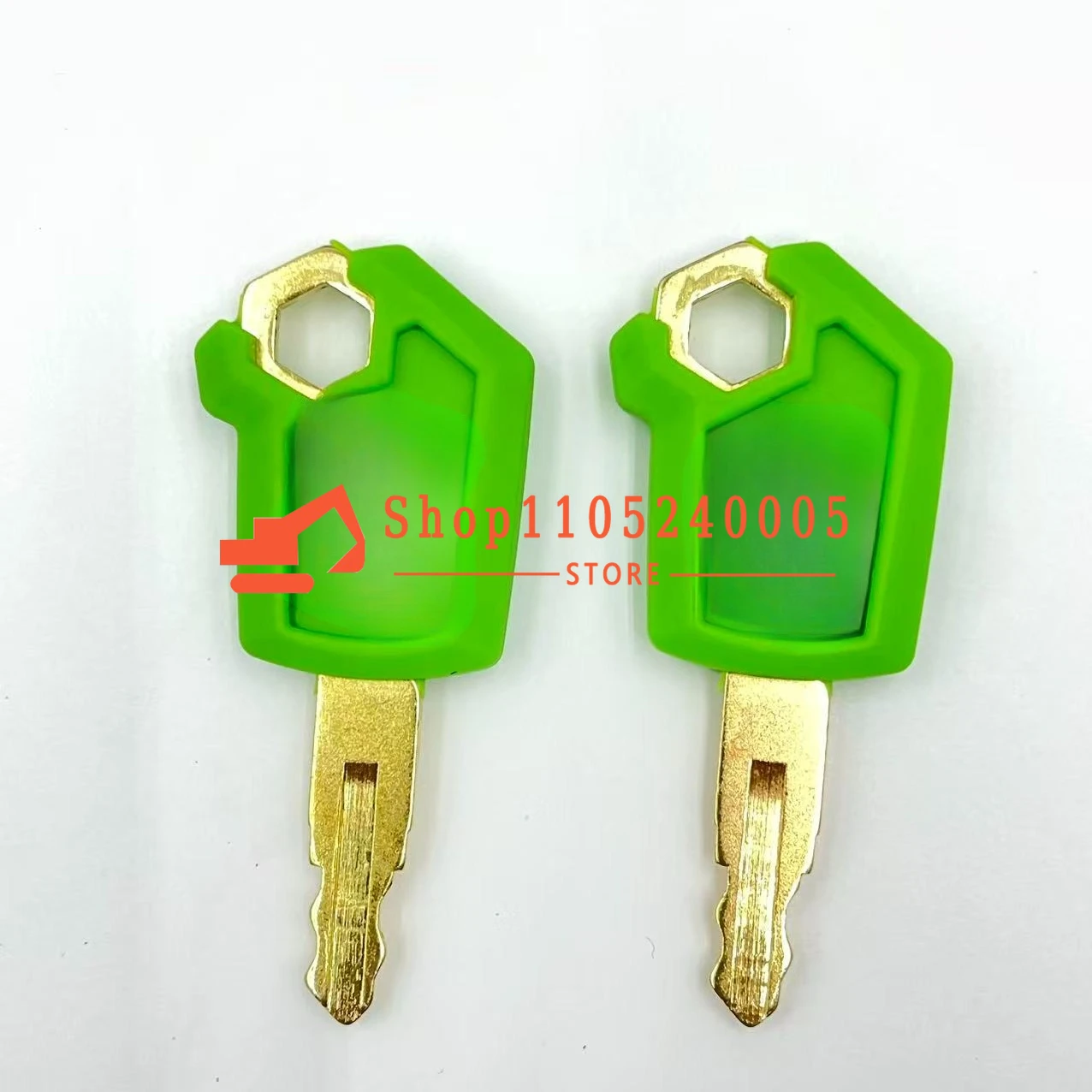 2PCS Key 5P-8500 Black Green R - Heavy Equipment Yellow 评论和价格