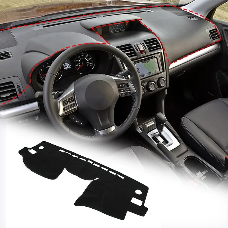 

For Subaru Forester Legacy XV 2009-2013 Dashboard Mat Inner Sun Shade Dash Board Car Accessories LHD