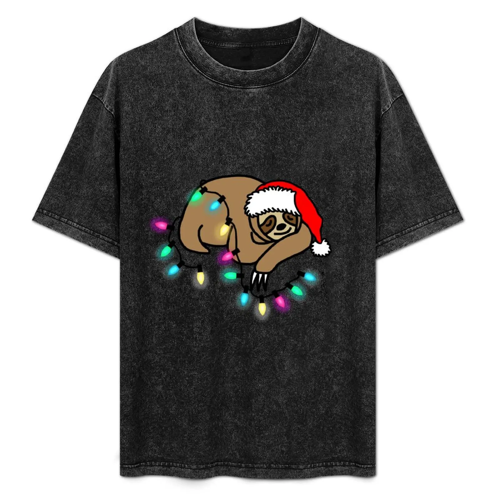 

Christmas Sloth T-Shirt t shirt for man 100 percent cotton t shirt man cotton T-Shirt