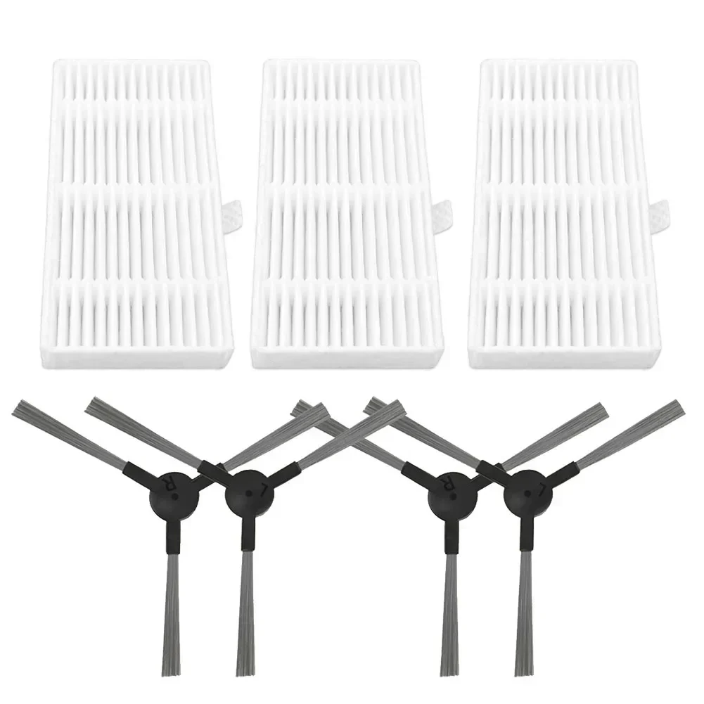 1 Set Side Brush Filter Kits For Cecotec Conga 999 Vacuum Cleaner Sweeping Robot  Accessories Spare Parts For Home