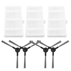 1 Set Side Brush Filter Kits For Cecotec Conga 999 Vacuum Cleaner Sweeping Robot  Accessories Spare Parts For Home