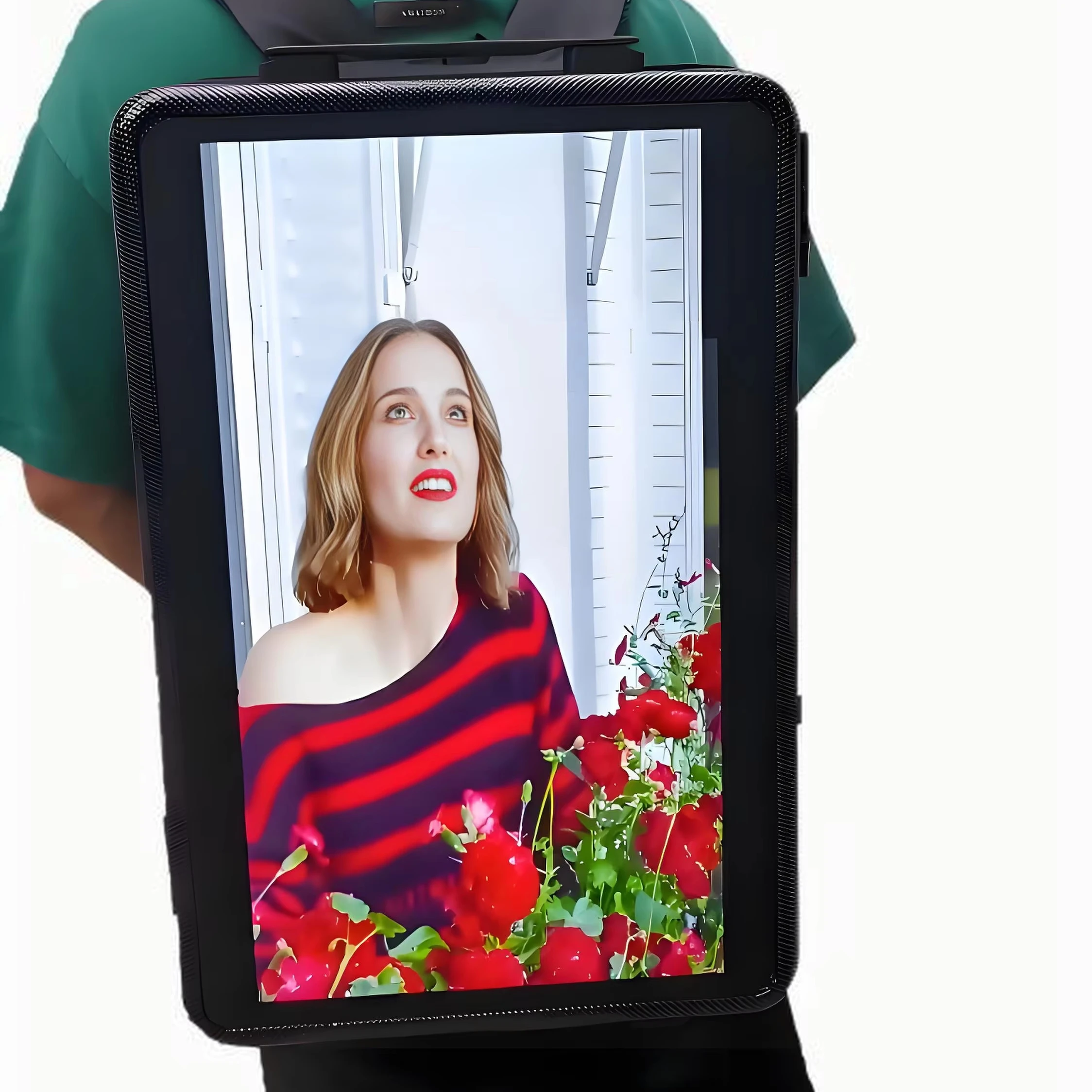 Digital Backpack Advertising Billboard Android Lcd Backpack Portable Lcd Advertising Display for Outdoor Mobile Advertising