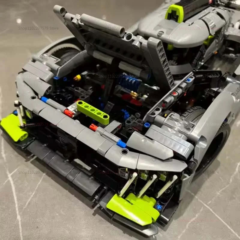 42156 9×8 24 Racing Sport Car 1775PCS Building Blocks Mechanical Speed Vehicle Supercar Model Creative Brick Toy Kid Adults Gift