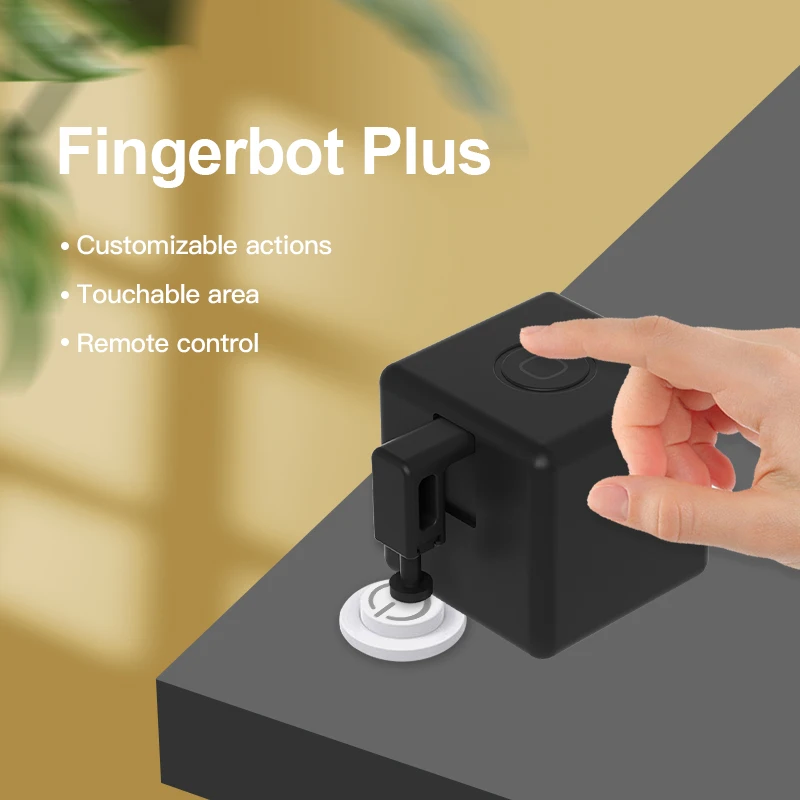 Tuya Zigbee Smart Fingerbot Switch Bot Remoter, Botão Robô para Cortina de Garagem, Empurrador BLE, Compatível com Alexa e Google Home (Assistente de Voz)