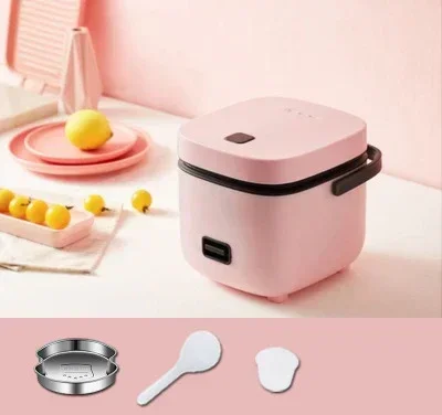 1.2L Mini Electric Rice Cooker Intelligent Automatic Household Kitchen Cooker 1-2 People Small Food Warmer Steamer