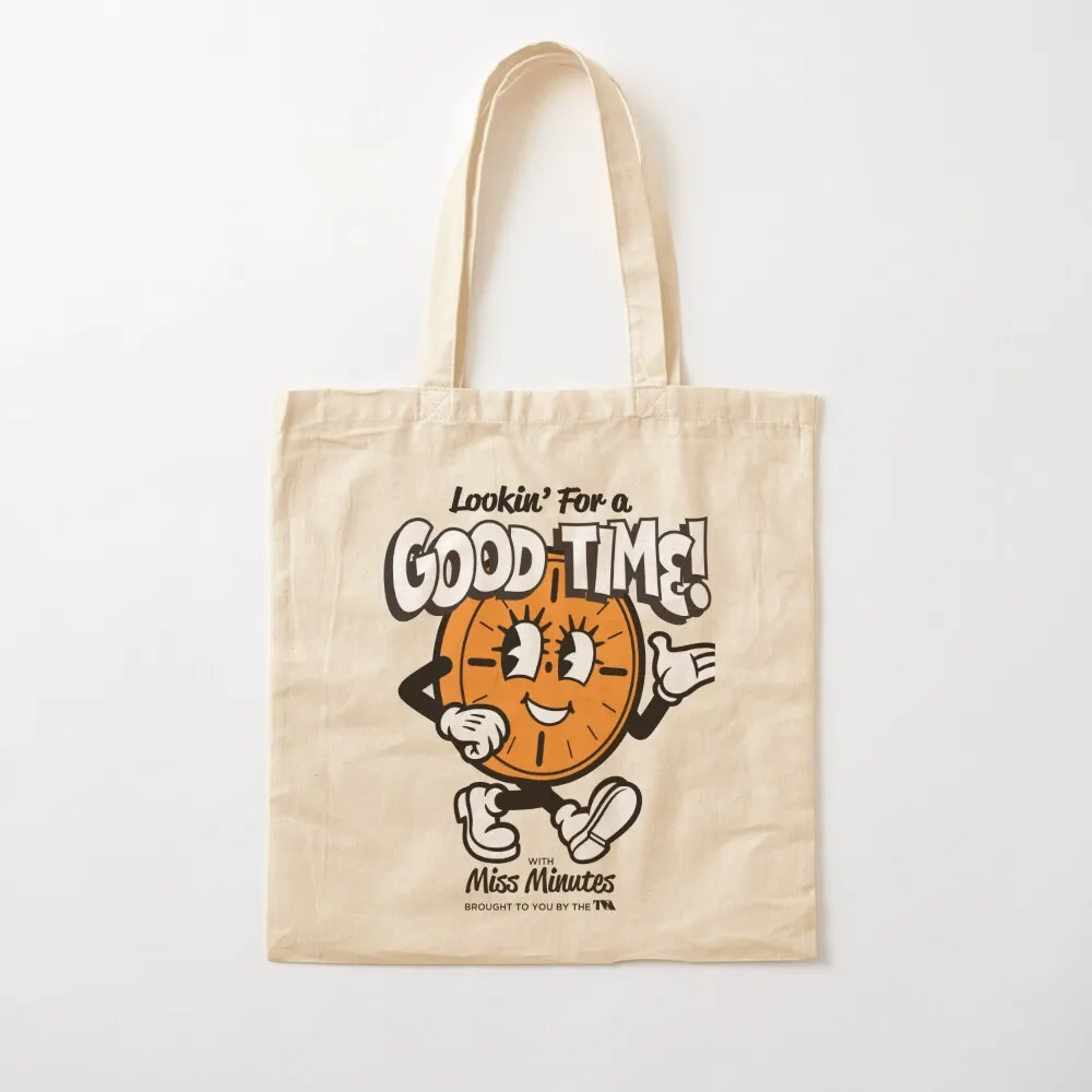 Good Time Tote Bag Cloth bag Women's beach bags Canvas Tote Bag