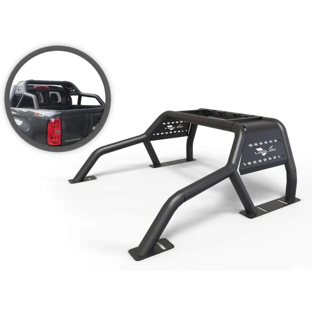 

VGRB-1896BK Черный Bravo Bed Bar Roll Bar | Совместим с Toyota Tacoma 14-24 Colorado / 14-24 GMC Canyon / 05-24 гг.