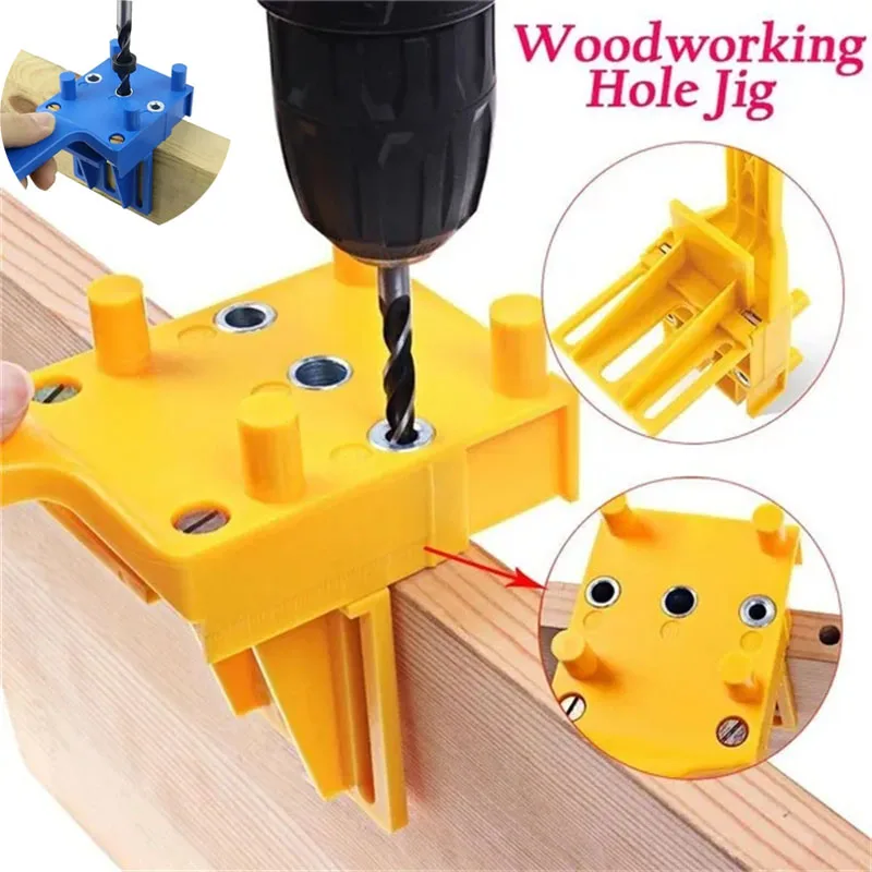 

1pc Drill Guide 6/8/10 mm Handheld Dowel Jig Wood Dowel Tool Straight Hole Locator Woodworking DIY Tools Carpentry Accessories