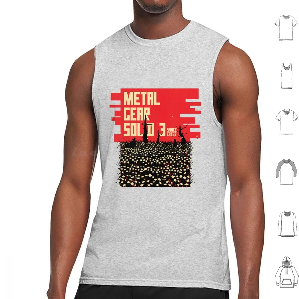 Loyalty Tank Tops Print Cotton Metal Gear Metal Gear Solid Metal Gear Solid 3 Snake Eater Solid Snake Big The Mgs Ocelot