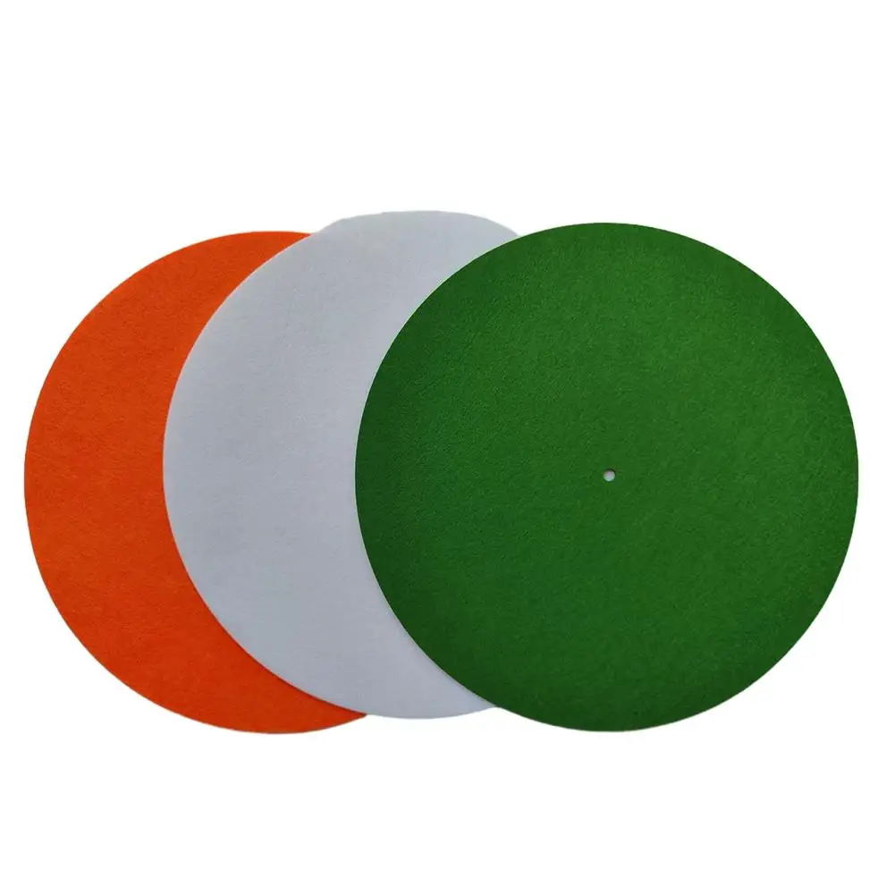 1PC Felt Turntable Platter Mat Slip Mat สําหรับแผ่นเสียงไวนิล CD ลื่นพิมพ์ดิจิตอล Felt Record Pad อุปกรณ์เสริม