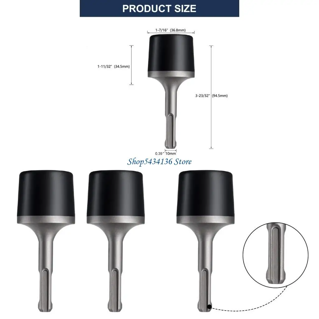 

H7ED Shock Absorbing Rubber Mallets Compatible Electric Hammers Power Hammers For Pipe Unblocking Board Laying