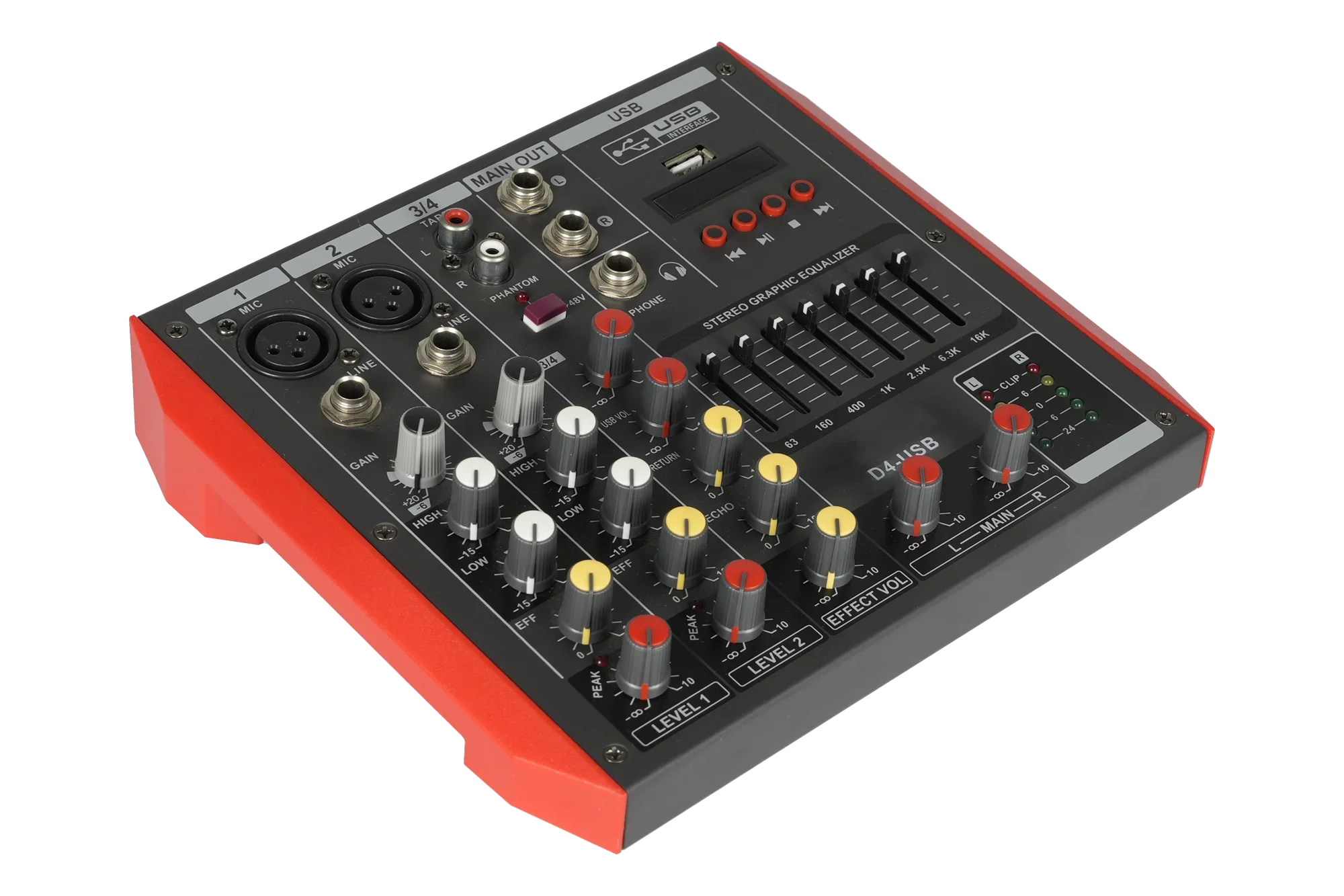 professional small 99 dsp pro console de mixing portable live 4 channel interface controller aux usb sound audio studio mixers