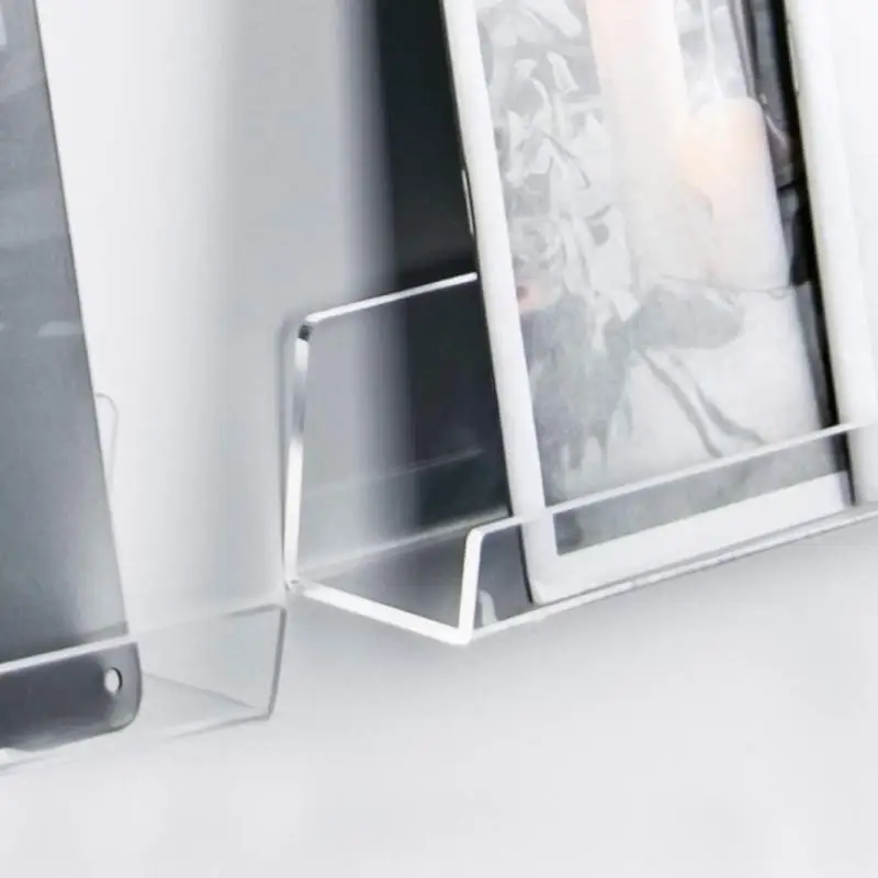 1/4PCS Minimalist Vinyl Record Shelf Album Wall Mount Display Record Player Stand Storage Shelf Record Holder Record Frame Ledge