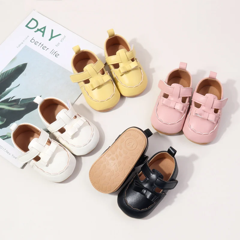 2025 Spring and Autumn Baby Girl Princess Fashion Design Anti Slip Shoes High Quality Breathable Toddler Shoes First Walkers
