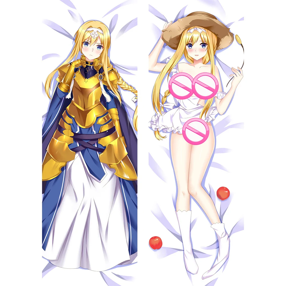 

Sword Art One Alice Synthesis Thirty Dakimakura Hing Body Pillow Case Sexy Anime Pillowcases Peach Skin 2Way