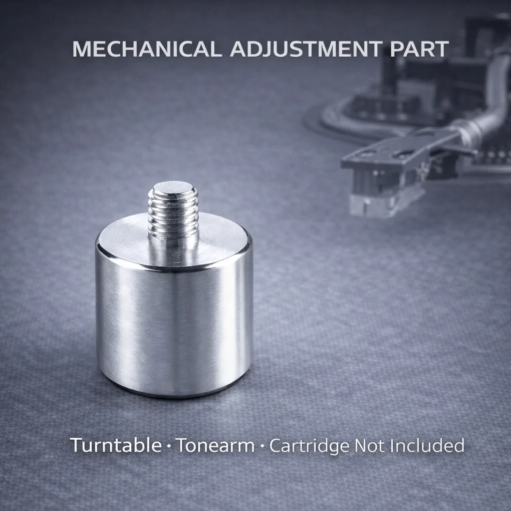 For Technics SL-1200 Anti-Skating Counterweight, Stainless Steel 10g, MK2 MK4 MK5 Tonearm Balance Part
