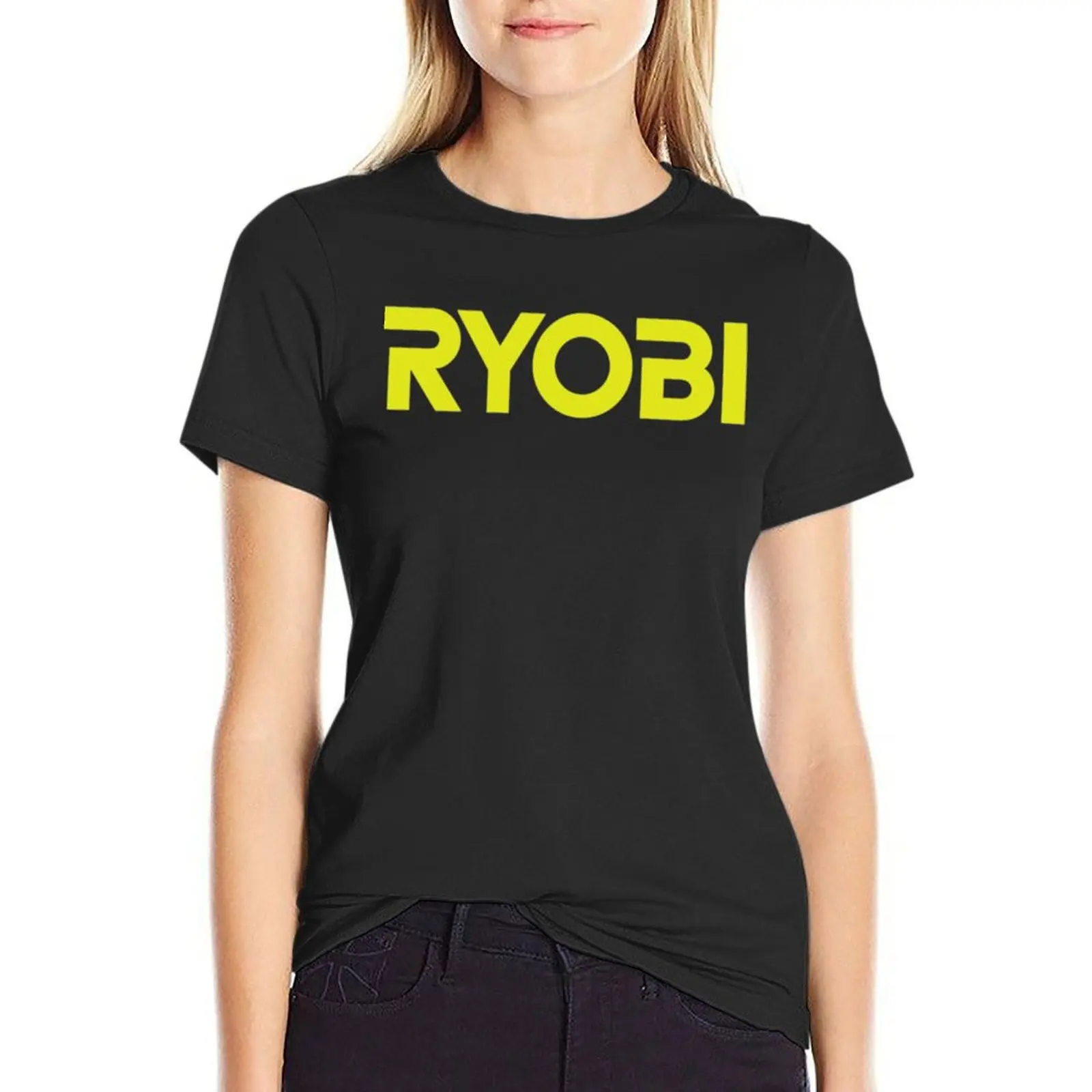 Ryobi T-Shirt anime summer tops sweat cute clothes Women clothing