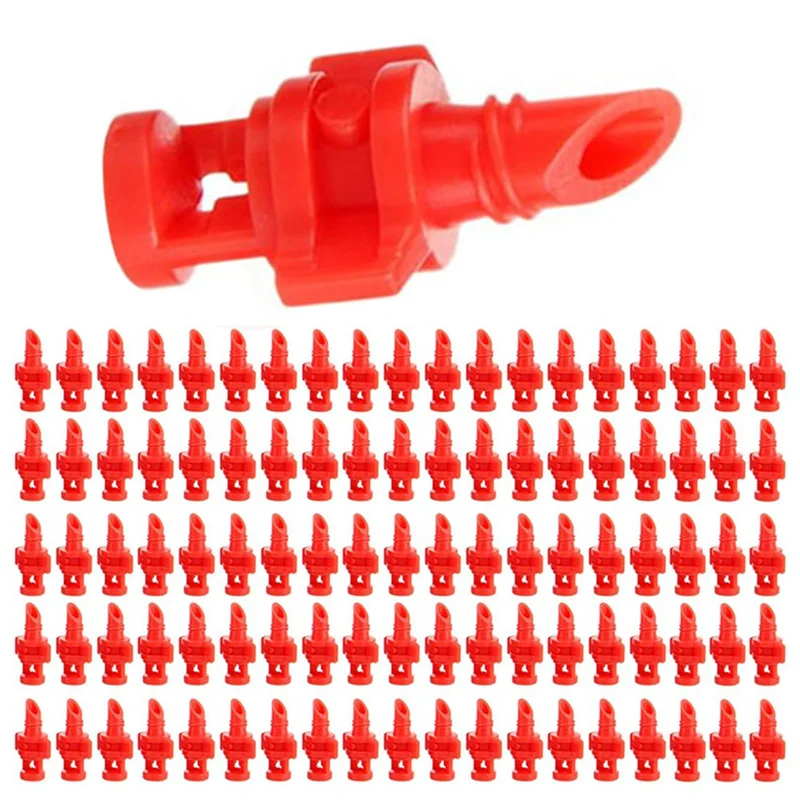 

A19F-200PCS 360 Degree Misting Nozzle Irrigation,Sprinklers Sprayer For Garden Irrigation System, Sprayer Automizing Drippers