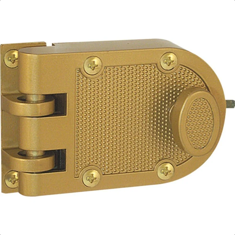 U 9970 Deadlock JimmyResistant Design Prohibits Forced Entry by Spreading of Door Frames Single Cylinder Diecast Metal Lock Wit