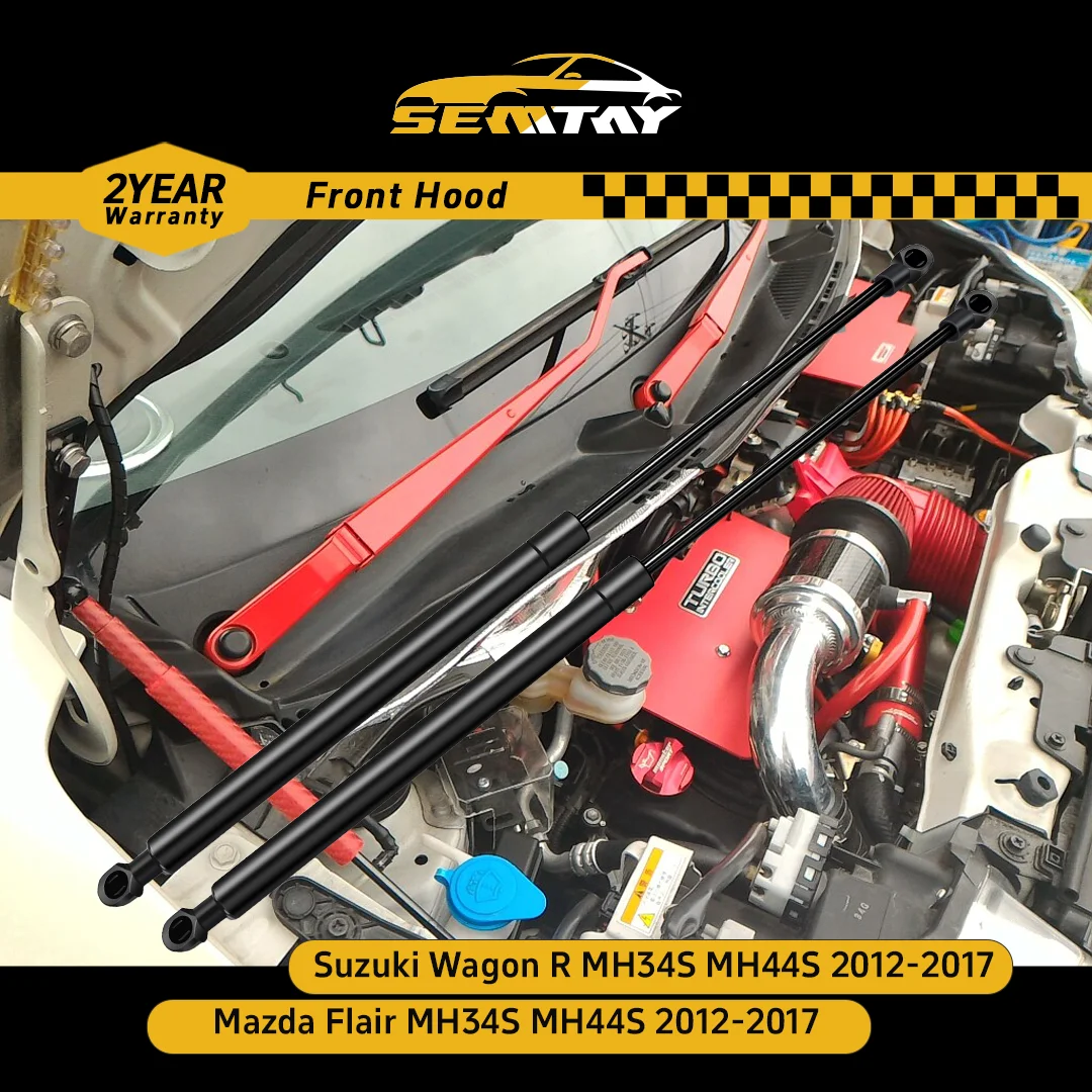 

SEMTAY Hood Struts Bonnet Lift Support Spring Damper for Wagon R MH34S MH44S 2012-2017 Vehicle Accessory Bonnet Damper Auto Part
