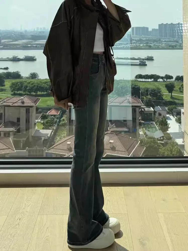 

Женские брюки, мешковатые джинсы, вечерние, клубные, вечерние, свидания, женские модные сексуальные, элегантные, шикарные, гламурные глаза