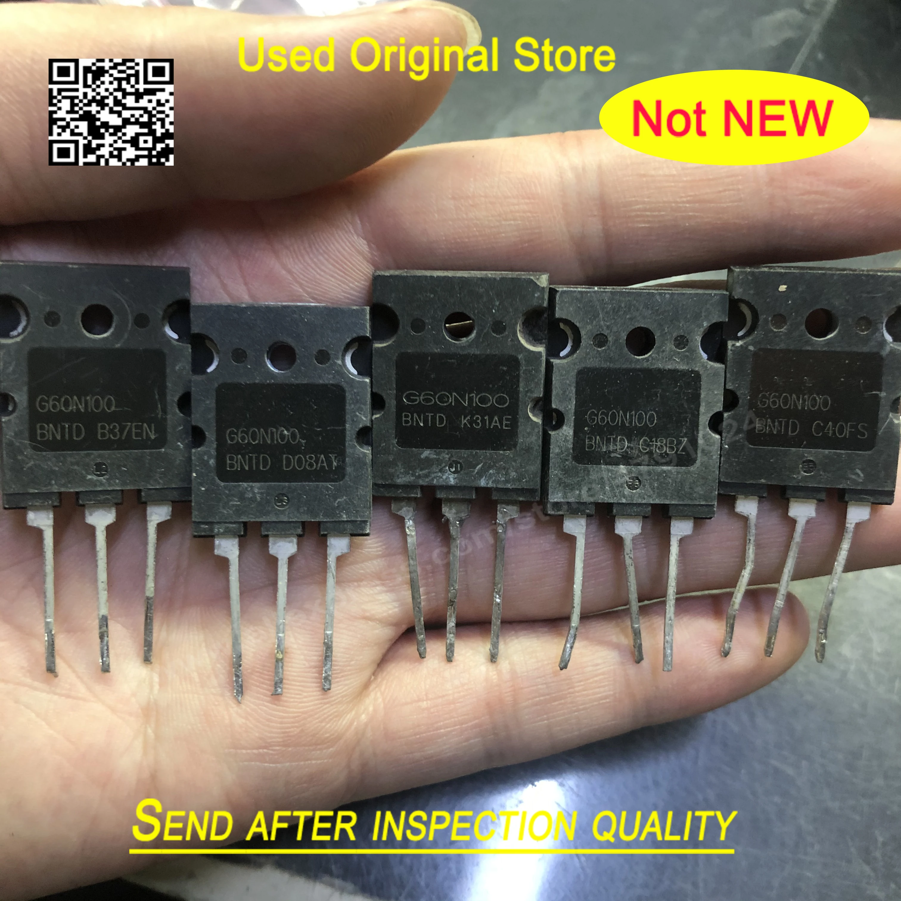 Used original 10pcs G60N100BNTD FGL60N100BNTD G60N100 TO-3PL 60A/1000V In Stock