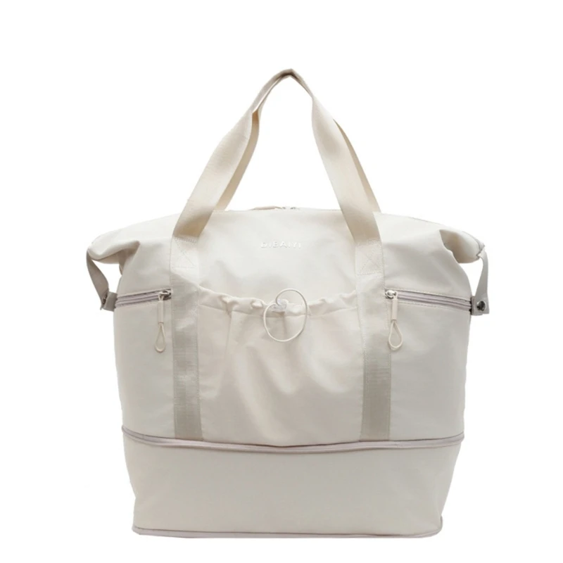 

Water Resistant Gym Duffle Bag Expandable Travel Bags with Wet Dry Separation