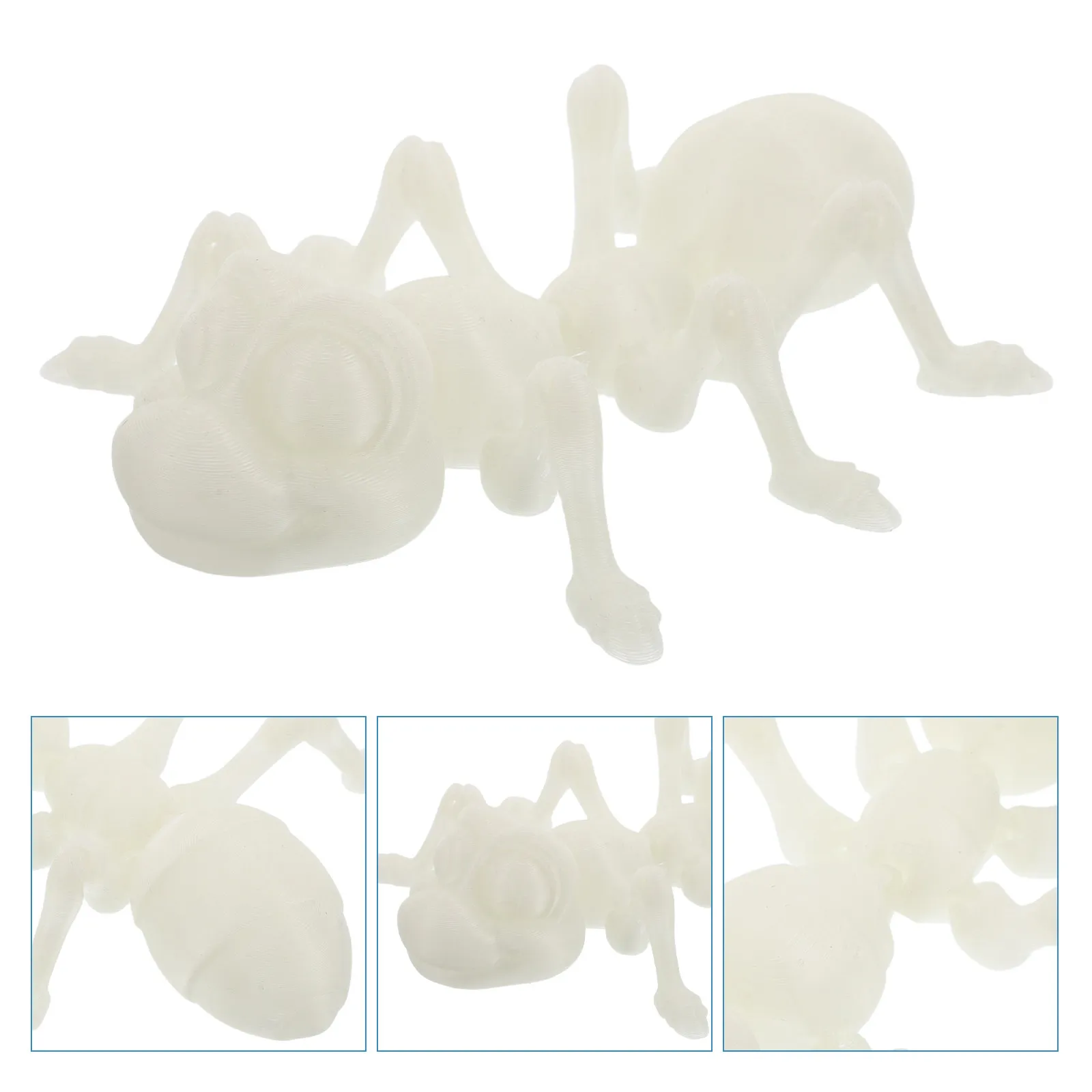 

Flexible 3D Printed Ant Sculpture for Cognitive Development Desktop Tabletop Decoration Realistic Plastic Ant Shape Adornment