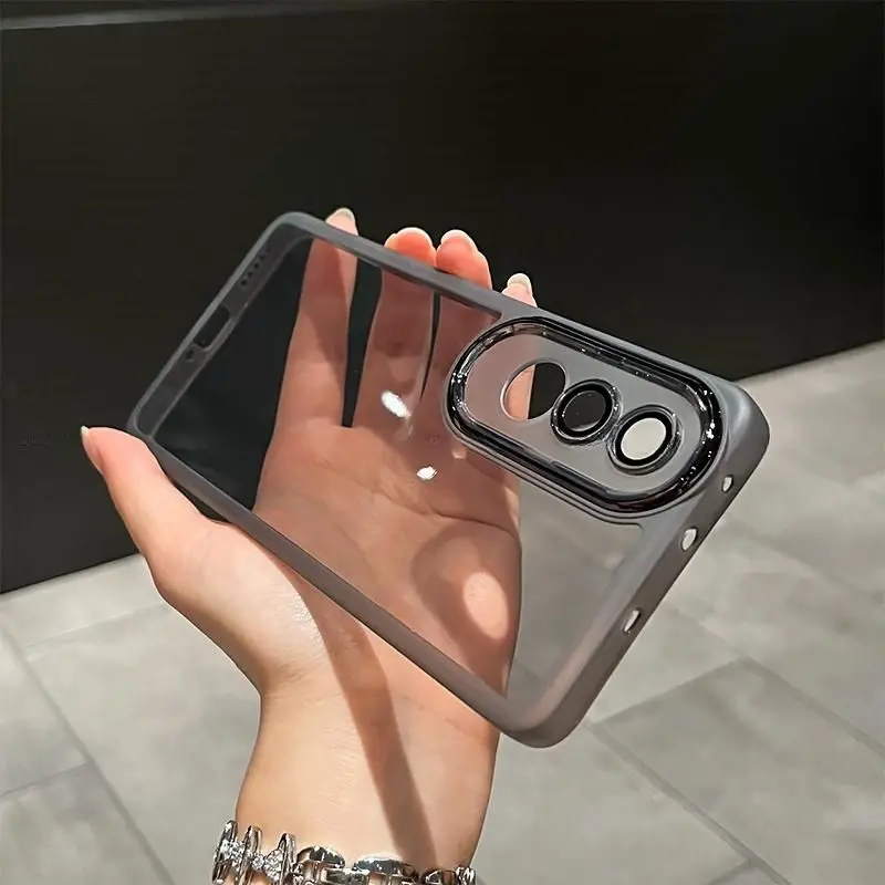 حافظة لهاتف Vivo V50 Lite v 50 lite 5G حافظة هاتف V50lite 4g حافظة V50 Lite حافظة فاخرة ناعمة ممتصة للصدمات غطاء خلفي شفاف