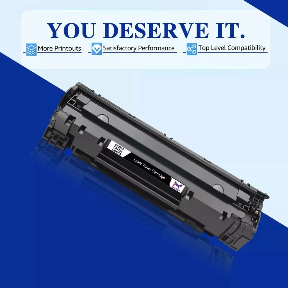 4 High Yield 85A CE285A Black Toner Cartridge For HP LaserJet P1005 P1006 Print