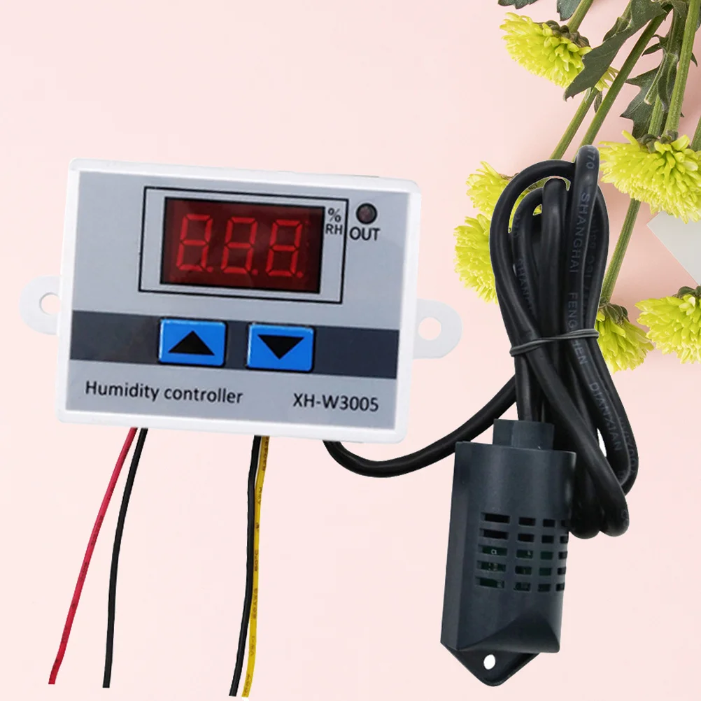 Contrôleur d'humidité 110-220V, affichage numérique de haute précision pour humidificateur, montage mural, panneau industriel, température intelligente