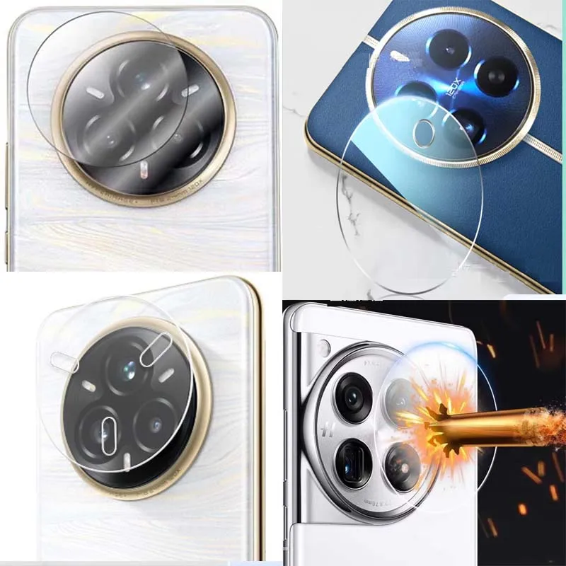 

for Realme 14 Pro+ 13 Pro+ Plus Camera Lens Protector Tempered Glass Lens Film Integrate Glass Cap Black Coverage