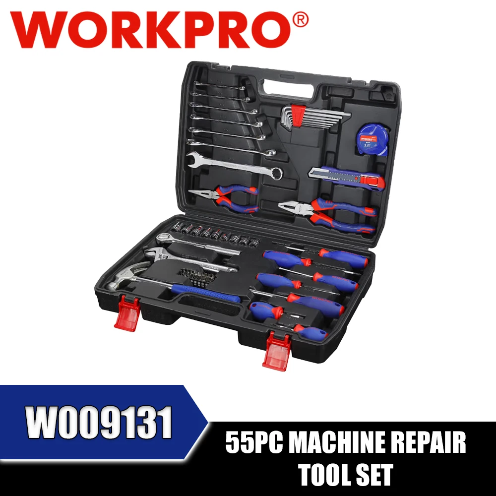 

WORKPRO W009131 55PC Machine Repair Tool Set Hand Tool