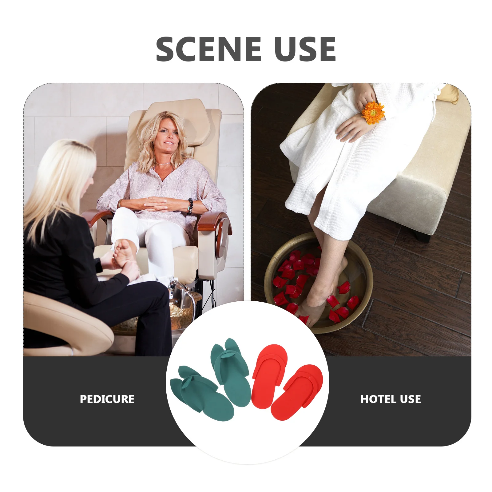 

16 пар одноразовых шлепанцев Eva, тапочки для педикюра, легкая противоскользящая дорожная обувь для гостей, одноразовые тапочки для педикюра