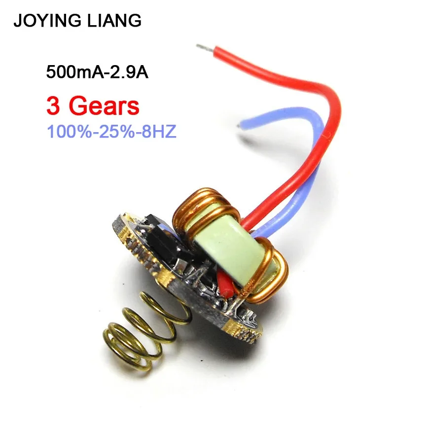 JYL-7801 Flashlight 1-3 Batteries Universal Constant Current T6/U2/L2 Driver Board QX9920 22MM Electric Circuit Board