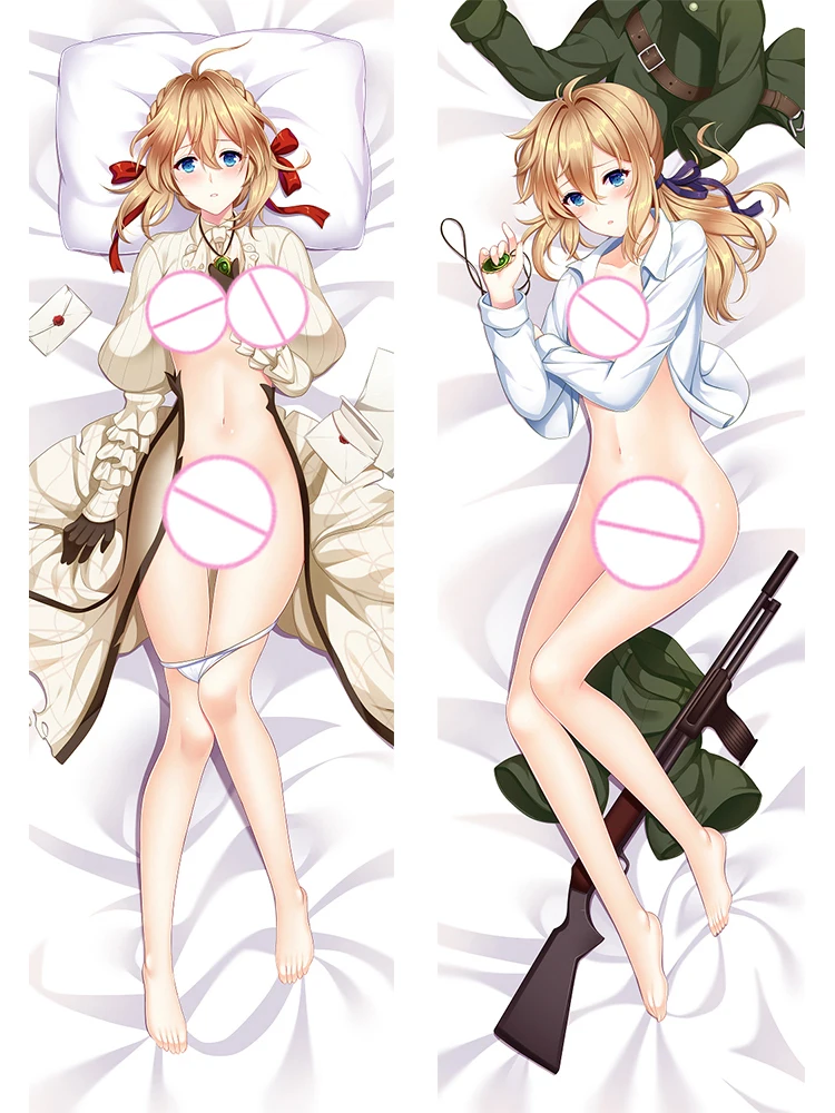 Dakimakura Anime Violet Evergarden 2 Side Printed Hugging Body Pillowcase Cushion Bedding Decor Pillow Cover 2024