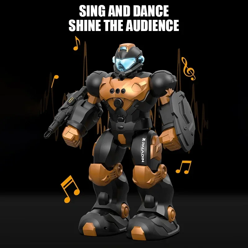 Robot Vontrol vocal Intelligent RC, détection de gestes, télécommande, programmation de lumière LED, chant, danse, jouets électriques amusants pour enfants