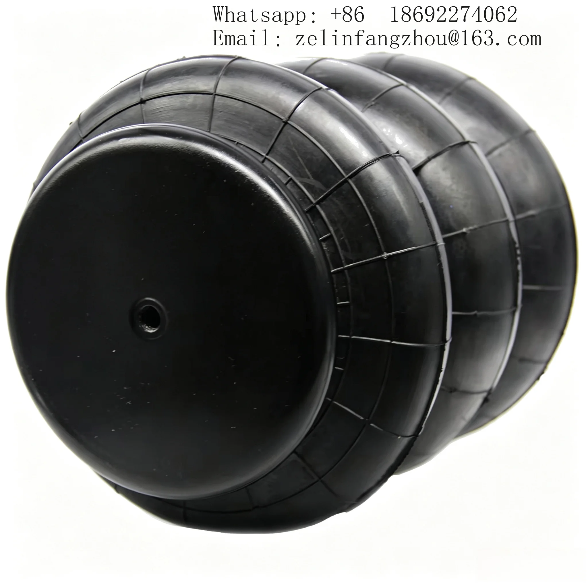 SENHO 3S120-17 Universal Triple Convoluted Rubber Air Spring Bellows Bag for Air Ride Suspension System Heavy Duty