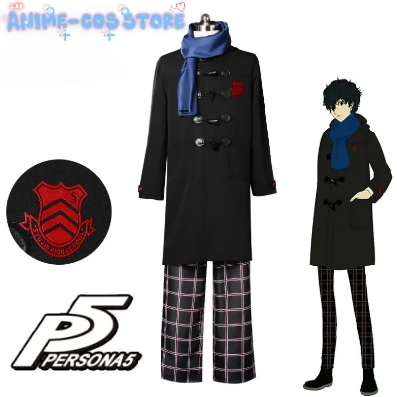 

Anime Game Persona 5 Amamiya Ren Cosplay Costume Stage performance costume Halloween party Role-playing uniform men women suits