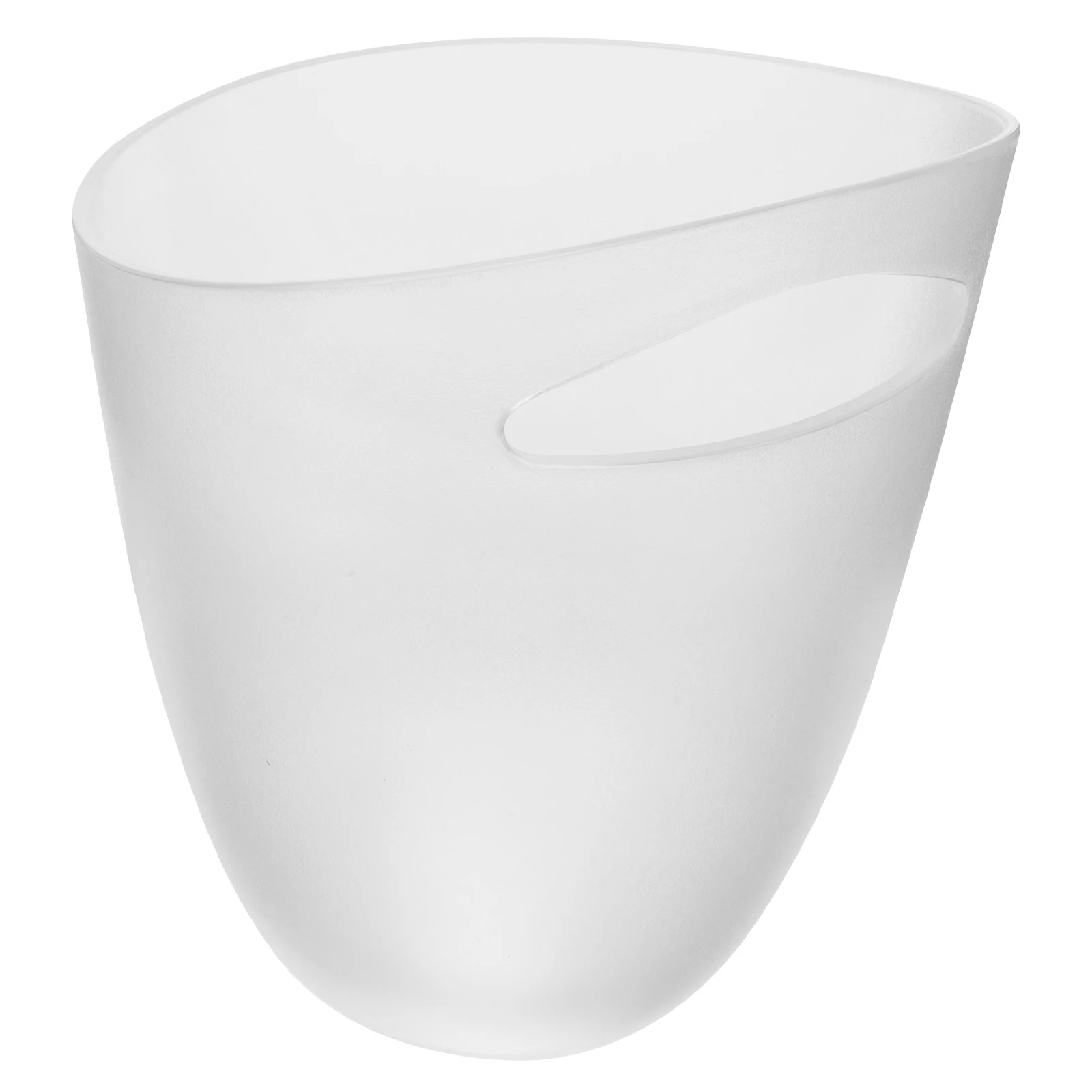 

Handheld Bucket Clear Drink Holder for Party Ice Wine Bottle Storage Tub Large Capacity Lightweight Beverage Container
