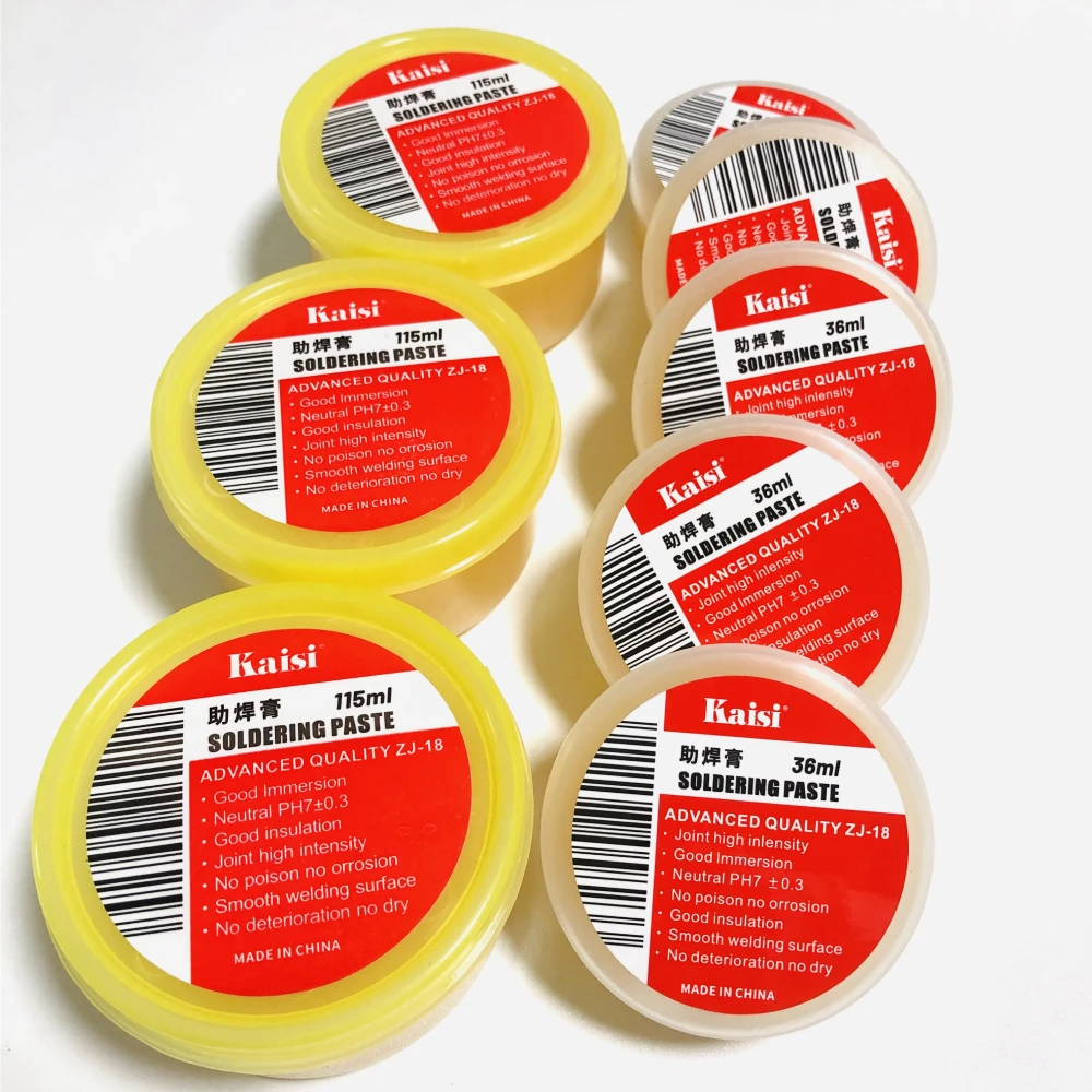 1pc 115ml And 36ml Kaisi Advanced Environmental Rosin Soldering Solder Flux Paste Welding Gel Brand New