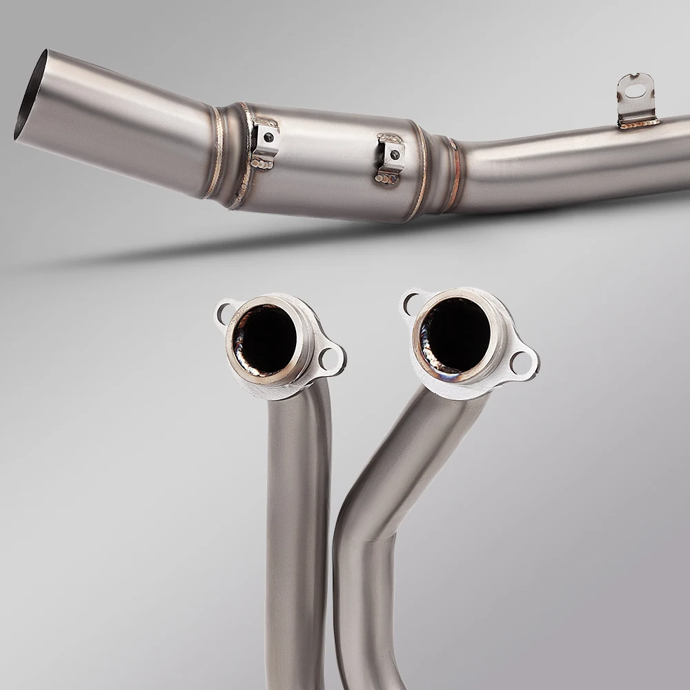 FOR KOVE 800X adv motorcycle system exhaust front section Slip On