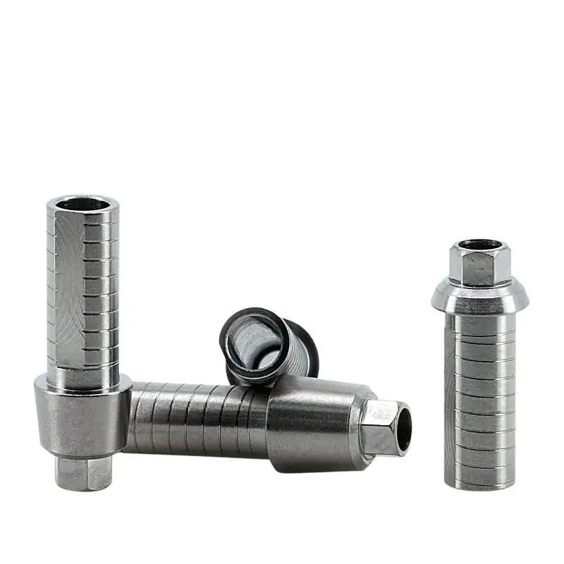Adin Implant-kompatibles temporäres Zahnabutment aus medizinischem Titan, inklusive Schraube, für Dentallabor-Prothesen, OEM-unterstützt – Detail 4
